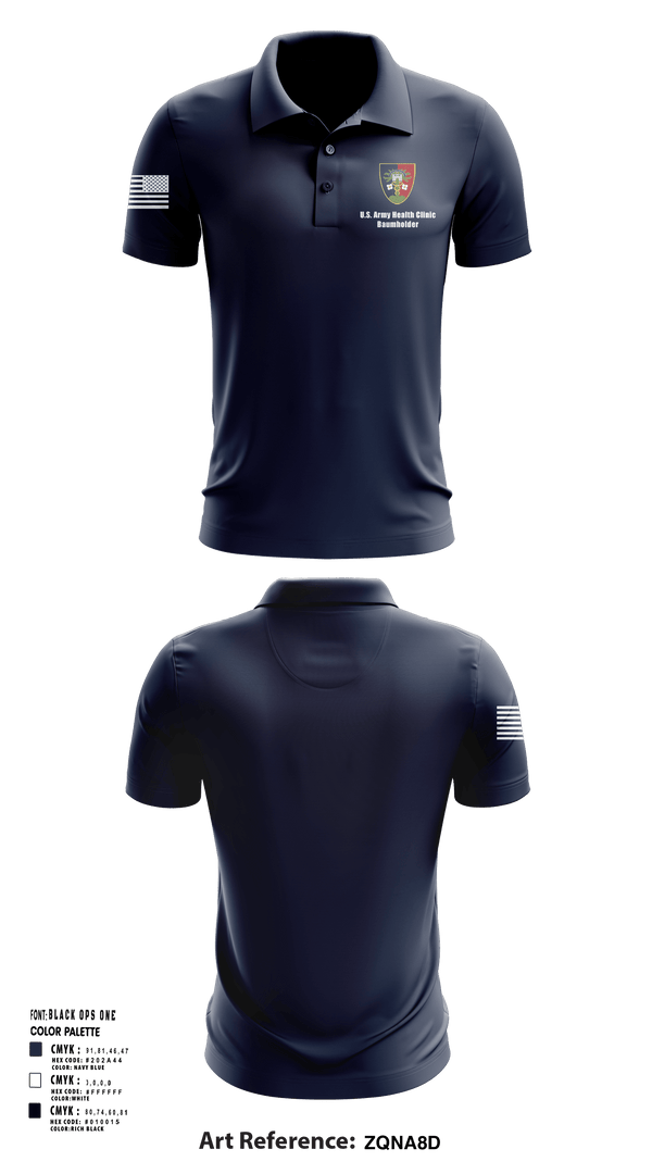 Short Sleeve Performance Polo, U.S. Army Health Clinic - Baumholder, Army, Teamtime, Team time, sublimation, custom sports apparel, team uniforms, spirit wear, spiritwear, sports uniforms, custom shirts, team store, custom team store, fundraiser sports, apparel fundraiser