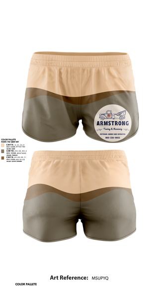 Womens Shorts, Armstrong Towing & Recovery LLC, , Teamtime, Team time, sublimation, custom sports apparel, team uniforms, spirit wear, spiritwear, sports uniforms, custom shirts, team store, custom team store, fundraiser sports, apparel fundraiser