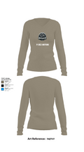 PÉREZ MOTORS 46833550 Women's Long Sleeve V-neck Shirt -1 28