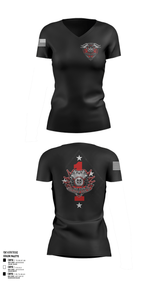 Womens Short Sleeve Vneck Shirt, 3rd AABN MTU, Marines, Teamtime, Team time, sublimation, custom sports apparel, team uniforms, spirit wear, spiritwear, sports uniforms, custom shirts, team store, custom team store, fundraiser sports, apparel fundraiser