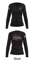 J&M BROTHERS 14644357 Women's Long Sleeve V-neck Shirt -1 35