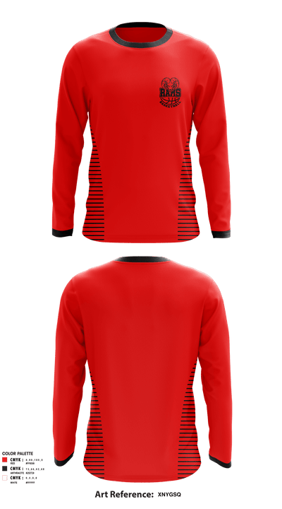 Clearwater Valley High School Basketball 24999248 Long Sleeve Performance Shirt 2