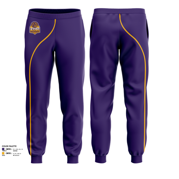 Joggers, A2Zoe Basketball, Men's Basketball, Teamtime, Team time, sublimation, custom sports apparel, team uniforms, spirit wear, spiritwear, sports uniforms, custom shirts, team store, custom team store, fundraiser sports, apparel fundraiser