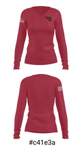 Mayville High School Wrestling 95233687 Women's Long Sleeve V-neck Shirt - 20