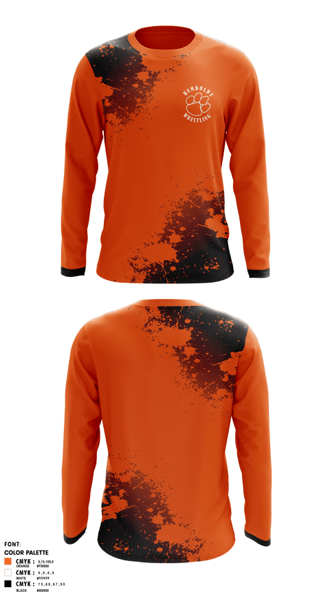 Long Sleeve Rash Guard Shirt, Humboldt Kids Wrestling, Wrestling, Teamtime, Team time, sublimation, custom sports apparel, team uniforms, spirit wear, spiritwear, sports uniforms, custom shirts, team store, custom team store, fundraiser sports, apparel fundraiser