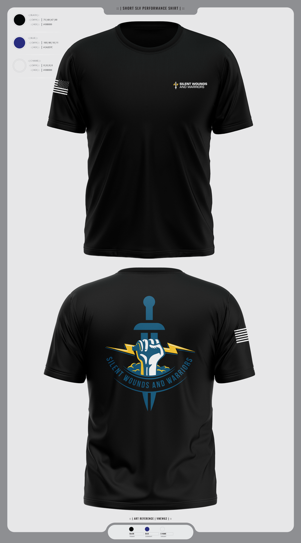 Old School Cotton Feel Shirt, Silent Wounds and Warriors Foundation, , Teamtime, Team time, sublimation, custom sports apparel, team uniforms, spirit wear, spiritwear, sports uniforms, custom shirts, team store, custom team store, fundraiser sports, apparel fundraiser