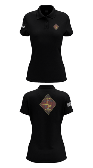 Women's Short Sleeve Performance Polo, Transportation service company, Marines, Teamtime, Team time, sublimation, custom sports apparel, team uniforms, spirit wear, spiritwear, sports uniforms, custom shirts, team store, custom team store, fundraiser sports, apparel fundraiser