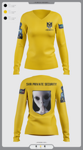 undefined Women's Long Sleeve V-neck Shirt - 4