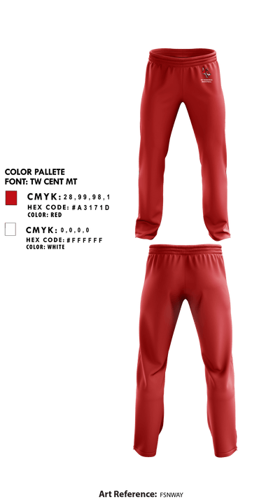 Ely Memorial High School Basketball 45115144 Sweatpants - 1