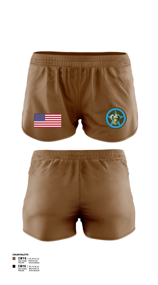 Womens Shorts, Bandit Troop, Army, Teamtime, Team time, sublimation, custom sports apparel, team uniforms, spirit wear, spiritwear, sports uniforms, custom shirts, team store, custom team store, fundraiser sports, apparel fundraiser