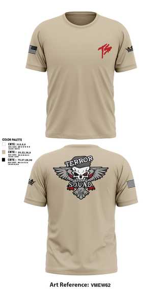 Old School Cotton Feel Shirt, Terro Squad, Army, Teamtime, Team time, sublimation, custom sports apparel, team uniforms, spirit wear, spiritwear, sports uniforms, custom shirts, team store, custom team store, fundraiser sports, apparel fundraiser