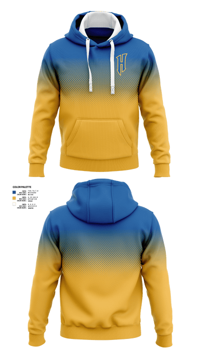 Hudson High School Basketball 39408315 Hoodie - 40