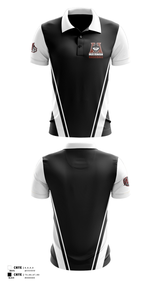 Short Sleeve Performance Polo, Matawam Huskies, Baseball, Teamtime, Team time, sublimation, custom sports apparel, team uniforms, spirit wear, spiritwear, sports uniforms, custom shirts, team store, custom team store, fundraiser sports, apparel fundraiser