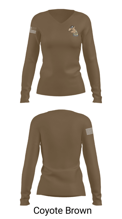 GrumpyOLVets 73193400 Women's Long Sleeve V-neck Shirt - 17