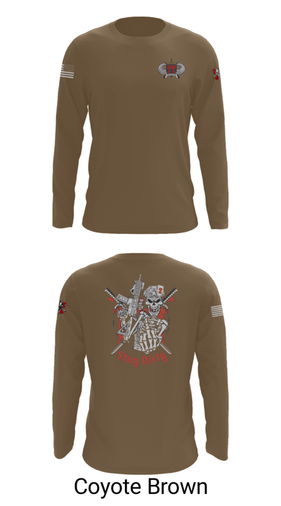 Dirty Deuce 1357112 Long Sleeve Performance Shirt - 6