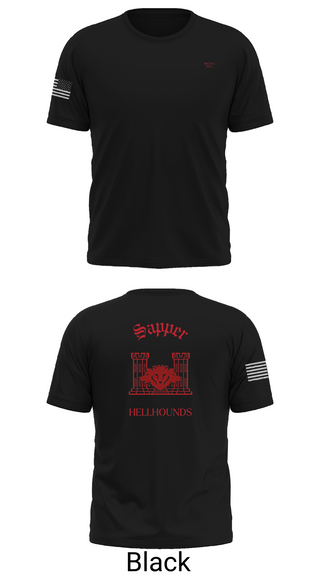 Short Sleeve Performance Shirt, 811th EN CO, , Teamtime, Team time, sublimation, custom sports apparel, team uniforms, spirit wear, spiritwear, sports uniforms, custom shirts, team store, custom team store, fundraiser sports, apparel fundraiser