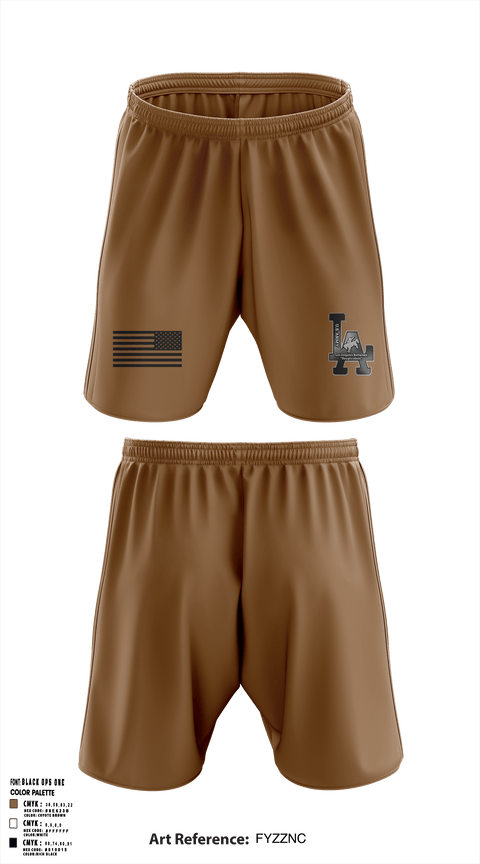 Athletic Shorts With Pockets, 10th SFG(A), , Teamtime, Team time, sublimation, custom sports apparel, team uniforms, spirit wear, spiritwear, sports uniforms, custom shirts, team store, custom team store, fundraiser sports, apparel fundraiser
