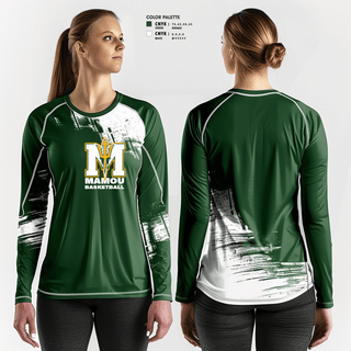 Long Sleeve Performance Shirt, Mamou High School Basketball, Women's Basketball, Teamtime, Team time, sublimation, custom sports apparel, team uniforms, spirit wear, spiritwear, sports uniforms, custom shirts, team store, custom team store, fundraiser sports, apparel fundraiser