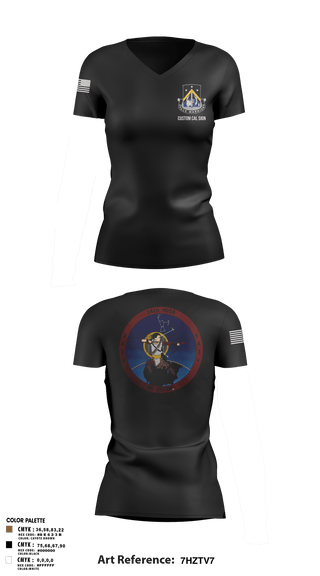 Womens Short Sleeve Vneck Shirt, 24th MDSB, , Teamtime, Team time, sublimation, custom sports apparel, team uniforms, spirit wear, spiritwear, sports uniforms, custom shirts, team store, custom team store, fundraiser sports, apparel fundraiser