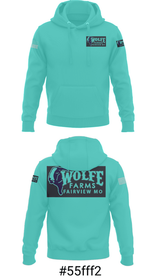 Hoodie, Wolfe FarmsWolfe Farms, , Teamtime, Team time, sublimation, custom sports apparel, team uniforms, spirit wear, spiritwear, sports uniforms, custom shirts, team store, custom team store, fundraiser sports, apparel fundraiser