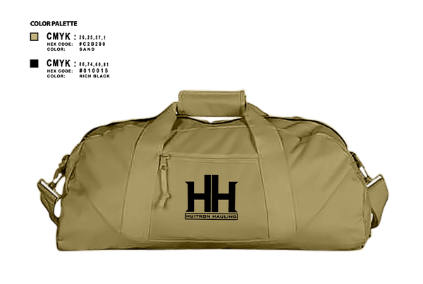Duffle Bag, Huitron hauling llc, , Teamtime, Team time, sublimation, custom sports apparel, team uniforms, spirit wear, spiritwear, sports uniforms, custom shirts, team store, custom team store, fundraiser sports, apparel fundraiser