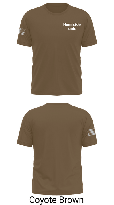 Homicide unit 32913625 Short Sleeve Performance Shirt - 15