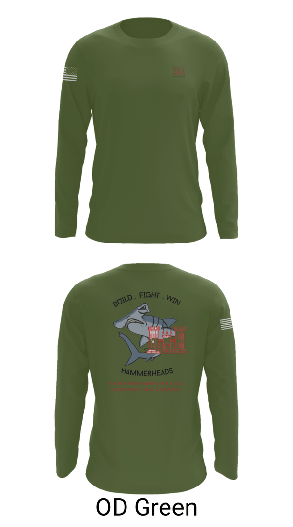 Long Sleeve Performance Shirt, 465 EVCC, Army, Teamtime, Team time, sublimation, custom sports apparel, team uniforms, spirit wear, spiritwear, sports uniforms, custom shirts, team store, custom team store, fundraiser sports, apparel fundraiser