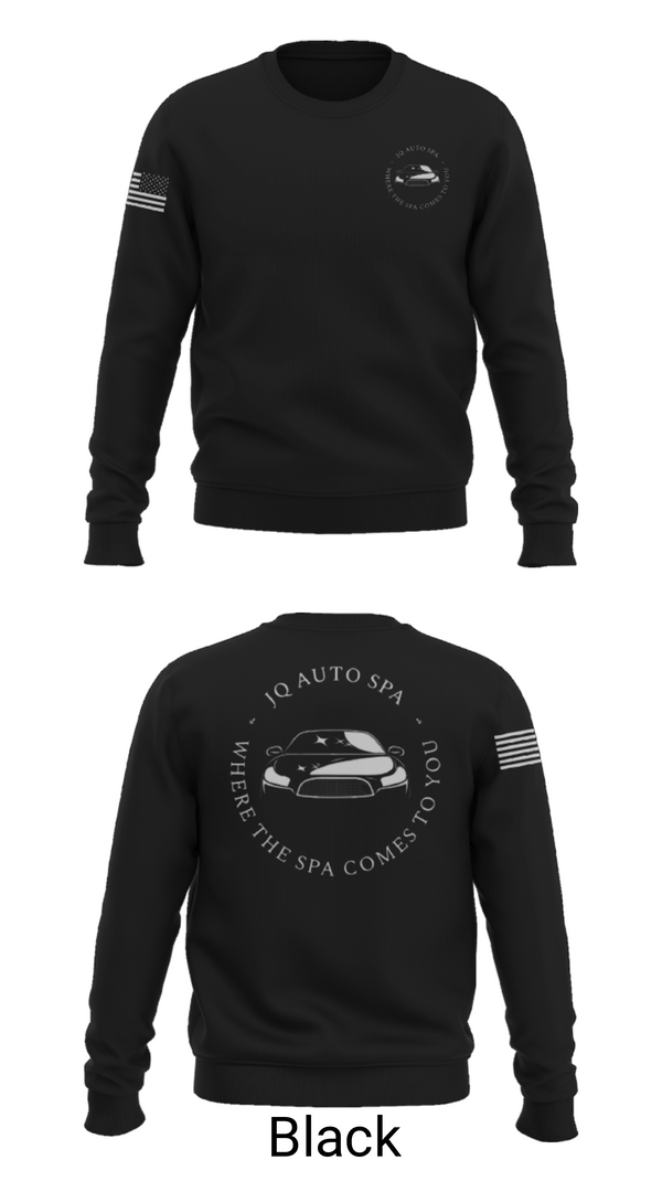 Crew Neck Sweatshirt, JQ Auto Spa, , Teamtime, Team time, sublimation, custom sports apparel, team uniforms, spirit wear, spiritwear, sports uniforms, custom shirts, team store, custom team store, fundraiser sports, apparel fundraiser