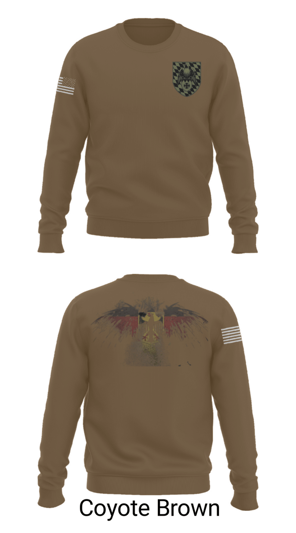 Crew Neck Sweatshirt, 3./HSchRgt1, Army, Teamtime, Team time, sublimation, custom sports apparel, team uniforms, spirit wear, spiritwear, sports uniforms, custom shirts, team store, custom team store, fundraiser sports, apparel fundraiser