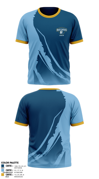 Short Sleeve Performance Shirt, Grandview Middle School Cheer, Cheer, Teamtime, Team time, sublimation, custom sports apparel, team uniforms, spirit wear, spiritwear, sports uniforms, custom shirts, team store, custom team store, fundraiser sports, apparel fundraiser