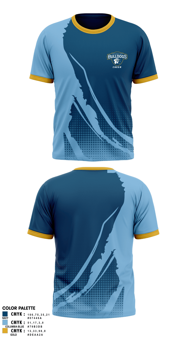 Short Sleeve Performance Shirt, Grandview Middle School Cheer, Cheer, Teamtime, Team time, sublimation, custom sports apparel, team uniforms, spirit wear, spiritwear, sports uniforms, custom shirts, team store, custom team store, fundraiser sports, apparel fundraiser