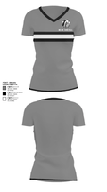 Meade High School Baseball 78796681 Women's Short Sleeve V-neck Shirt - 29