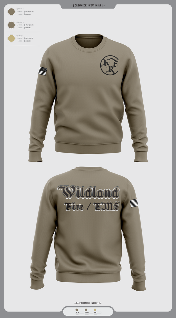Crew Neck Sweatshirt, Knight Fire, , Teamtime, Team time, sublimation, custom sports apparel, team uniforms, spirit wear, spiritwear, sports uniforms, custom shirts, team store, custom team store, fundraiser sports, apparel fundraiser