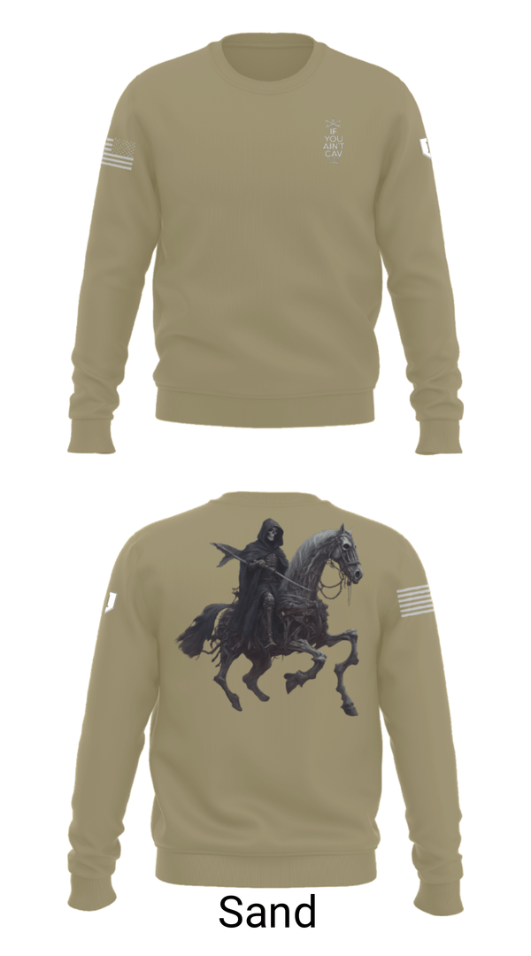 Crew Neck Sweatshirt, Longknife, Army, Teamtime, Team time, sublimation, custom sports apparel, team uniforms, spirit wear, spiritwear, sports uniforms, custom shirts, team store, custom team store, fundraiser sports, apparel fundraiser