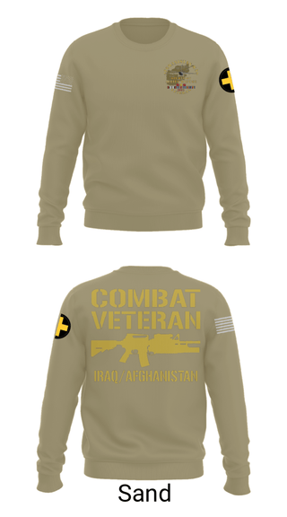 Crew Neck Sweatshirt, 33rd Infantry, Army, Teamtime, Team time, sublimation, custom sports apparel, team uniforms, spirit wear, spiritwear, sports uniforms, custom shirts, team store, custom team store, fundraiser sports, apparel fundraiser