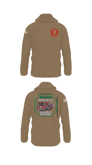 Windbreaker, Boston Fire Department Engine 55, , Teamtime, Team time, sublimation, custom sports apparel, team uniforms, spirit wear, spiritwear, sports uniforms, custom shirts, team store, custom team store, fundraiser sports, apparel fundraiser