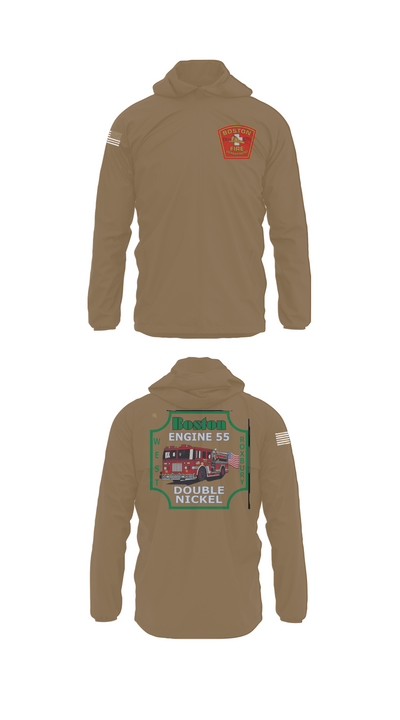 Boston Fire Department Engine 55 92329378 Windbreaker - 1