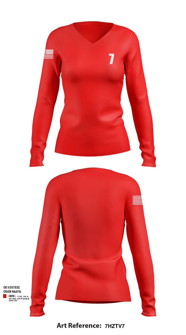 Womens Long Sleeve Vneck Shirt, 7, Navy, Teamtime, Team time, sublimation, custom sports apparel, team uniforms, spirit wear, spiritwear, sports uniforms, custom shirts, team store, custom team store, fundraiser sports, apparel fundraiser