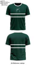 Pembroke Jr Spartans 97077412 Short Sleeve Performance Shirt - 41