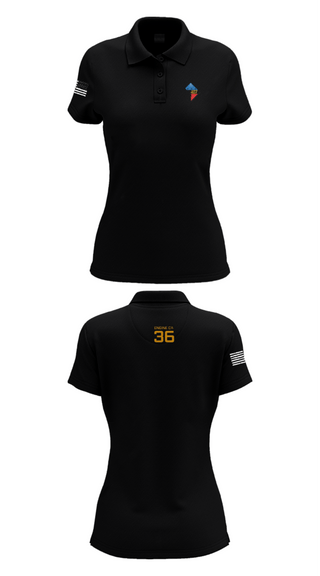 Women's Short Sleeve Performance Polo, Rescue Engine 56DCFD RTC407, Fire Department, Teamtime, Team time, sublimation, custom sports apparel, team uniforms, spirit wear, spiritwear, sports uniforms, custom shirts, team store, custom team store, fundraiser sports, apparel fundraiser