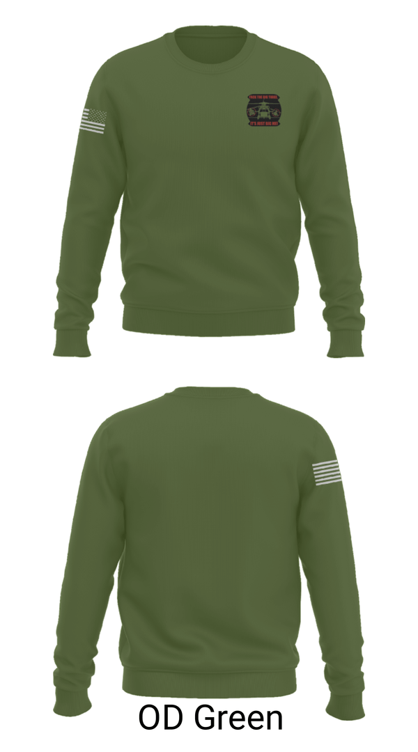 Crew Neck Sweatshirt, 24-922, Army, Teamtime, Team time, sublimation, custom sports apparel, team uniforms, spirit wear, spiritwear, sports uniforms, custom shirts, team store, custom team store, fundraiser sports, apparel fundraiser