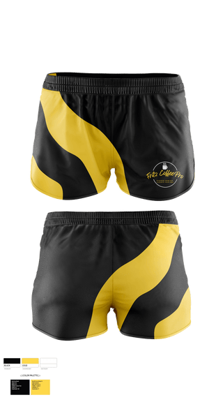Womens Shorts, Punshers, Softball, Teamtime, Team time, sublimation, custom sports apparel, team uniforms, spirit wear, spiritwear, sports uniforms, custom shirts, team store, custom team store, fundraiser sports, apparel fundraiser