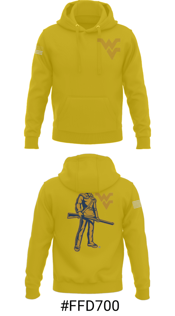Hoodie, West Virginia University Track, Track & Field, Teamtime, Team time, sublimation, custom sports apparel, team uniforms, spirit wear, spiritwear, sports uniforms, custom shirts, team store, custom team store, fundraiser sports, apparel fundraiser