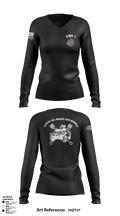 FMS 1, OKARNG 20204603 Women's Long Sleeve V-neck Shirt - 1
