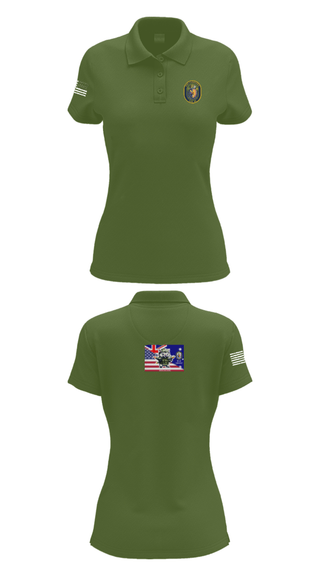 Womens Short Sleeve Performance Polo, USS CANBERRA (LCS 30), Navy, Teamtime, Team time, sublimation, custom sports apparel, team uniforms, spirit wear, spiritwear, sports uniforms, custom shirts, team store, custom team store, fundraiser sports, apparel fundraiser