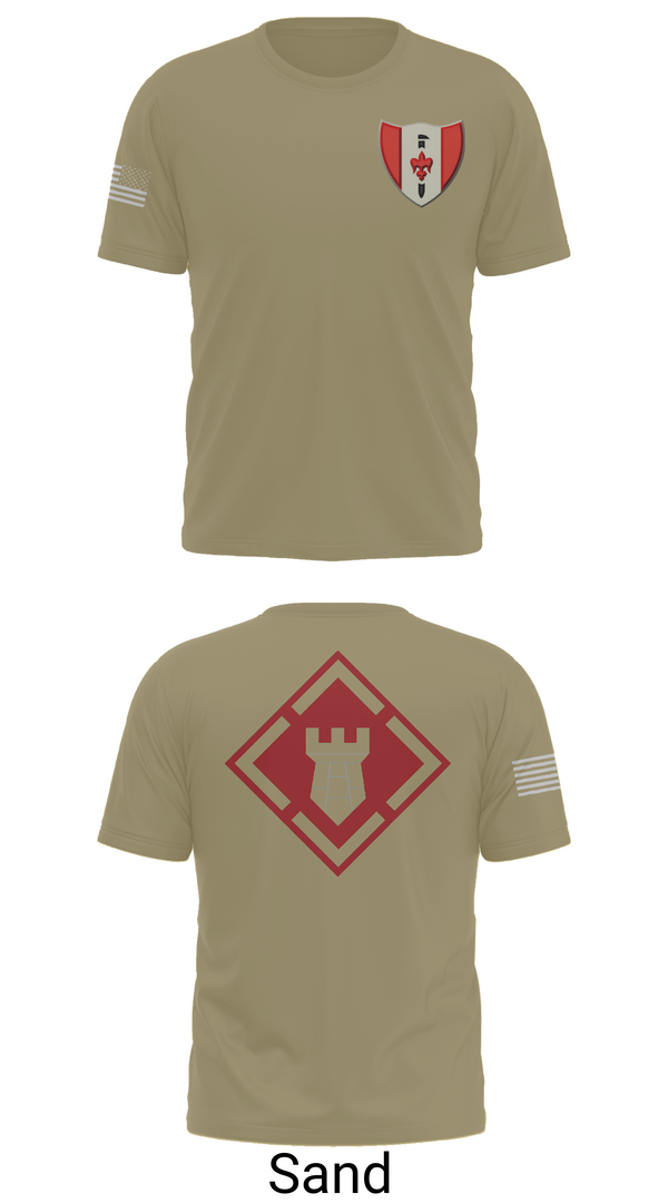 Old School Cotton Feel Shirt, 46th Engineer Battalion, Army, Teamtime, Team time, sublimation, custom sports apparel, team uniforms, spirit wear, spiritwear, sports uniforms, custom shirts, team store, custom team store, fundraiser sports, apparel fundraiser