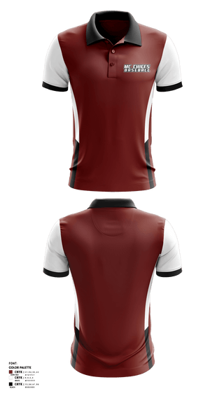 Short Sleeve Performance Polo, mc chiefs, , Teamtime, Team time, sublimation, custom sports apparel, team uniforms, spirit wear, spiritwear, sports uniforms, custom shirts, team store, custom team store, fundraiser sports, apparel fundraiser