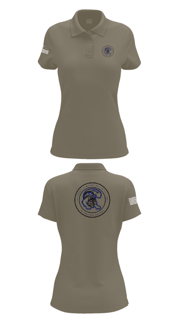 Womens Short Sleeve Performance Polo, 1184th DDSB, Army, Teamtime, Team time, sublimation, custom sports apparel, team uniforms, spirit wear, spiritwear, sports uniforms, custom shirts, team store, custom team store, fundraiser sports, apparel fundraiser