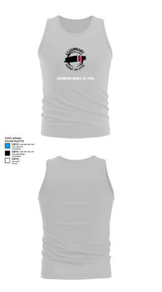 Tank Top, Legionnaire Mobile Jiu-Jitsu, , Teamtime, Team time, sublimation, custom sports apparel, team uniforms, spirit wear, spiritwear, sports uniforms, custom shirts, team store, custom team store, fundraiser sports, apparel fundraiser