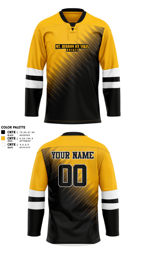 Hockey Jersey, Mt. Hebron Ice Vikes, Ice Hockey, Teamtime, Team time, sublimation, custom sports apparel, team uniforms, spirit wear, spiritwear, sports uniforms, custom shirts, team store, custom team store, fundraiser sports, apparel fundraiser